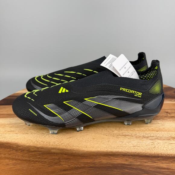 Adidas Predator Elite Laceless FG Men\'s Size 7 Electric Stealth Pack JI1078 main image 7
